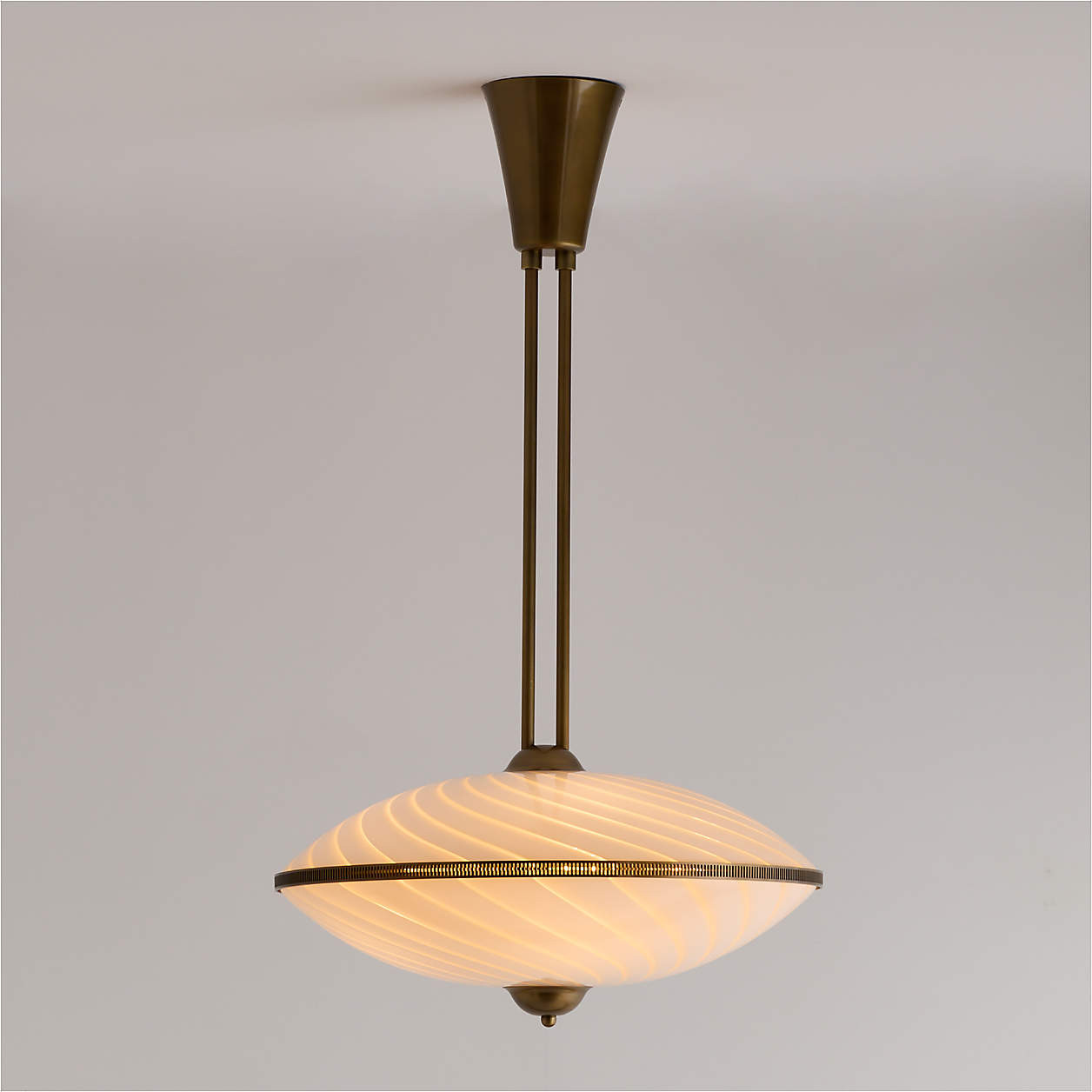 Skye Glass Pendant Light by Laura Harrier and Tiffany Howell | Crate & Barrel | Crate & Barrel