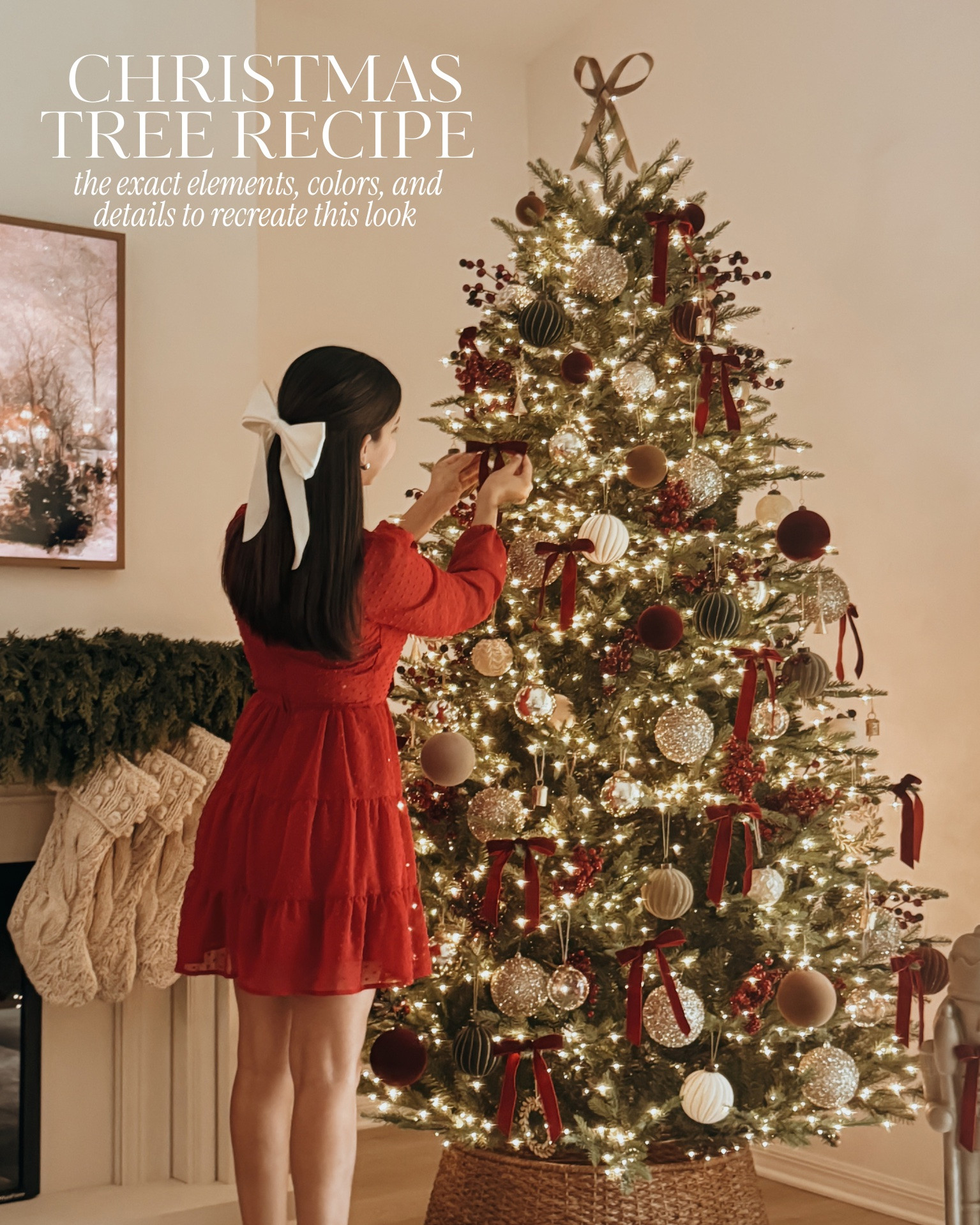 You asked, and it’s finally here! 🎄✨ This is still one of my most requested Christmas trees, so I’m so excited to finally share the full step-by-step on how I created this look.

From the ribbon and ornaments to all the little details that made it feel full, collected, and cozy, I’m breaking it all down so you can recreate a similar look in your own home. 🤎

Save this one for decorating season, and let me know if you have any questions along the way! ✨

Comment TREE and I’ll message you links to everything I can!