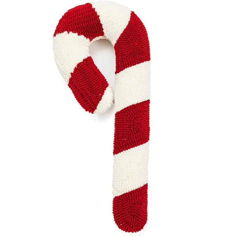 Candy Cane Pillow, Christmas Candy Shape Throw Pillow, Red Spiral Lollipop Pillow, Candy Cane Sha... | Walmart (US)