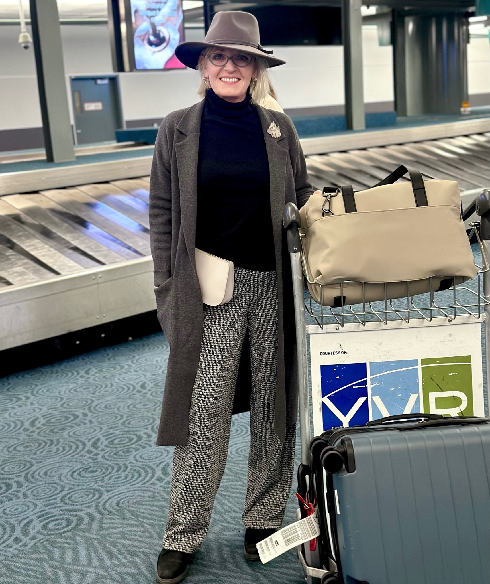This fabulous long sweater blazer is perfect for travel and currently on sale. 
Paired with easy knit pieces in shades of gray  
Runs large. I’m wearing an XS  

#LTKstyletip #LTKsalealert #LTKtravel