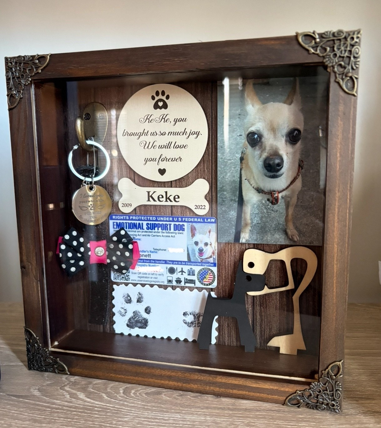 Finally got around to making this in memory of my sweet girl. It’s so special. I highly recommend this kit, it comes with everything you need plus extra things that I didn’t use, but appreciated. This would also make a perfect gift for someone who has lost their beloved fur baby  

#LTKHome #LTKGiftGuide #LTKmomlife