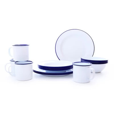 Vintage 16 Piece Dinnerware Set, Service for 4 | Perigold