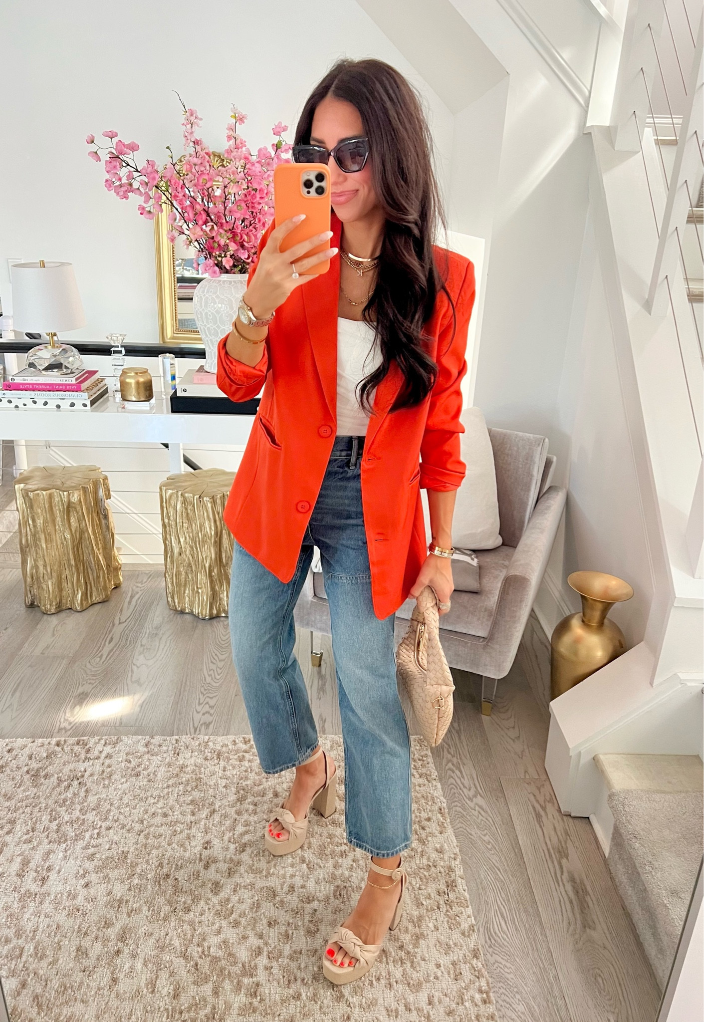 Orange blazer amazon 

#LTKstyletip #LTKunder50 #LTKFind