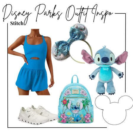 Stitch inspired comfy Disney parks outfit - cutout athletic romper from amazon, stitch inspired Minnie ears from Etsy, stitch loungefly from boxlunch, stitch nuimo plush from Disney store/amazon, on cloud sneakers (I wear a 9 1/2)

Midsize, midsize outfit, size 10, ootd, Outfit inspo, stitch finds, Disney parks Outfit, Disney bound,  under $50 outfit, affordable outfit, casual outfit, Disney lilo & stitch , Etsy finds, Disney outfit, Mickey ears, minimal Disney style, #ltkdisney, Disney ears, Disney aesthetic, theme park outfit, Disney parks outfit ideas, comfy Disney outfit, small business finds,

#LTKstyletip #LTKfindsunder50 #LTKtravel