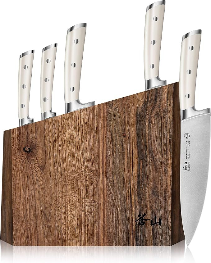 Cangshan S1 Series 59663 6-Piece German Steel Forged Knife Block Set | Amazon (CA)