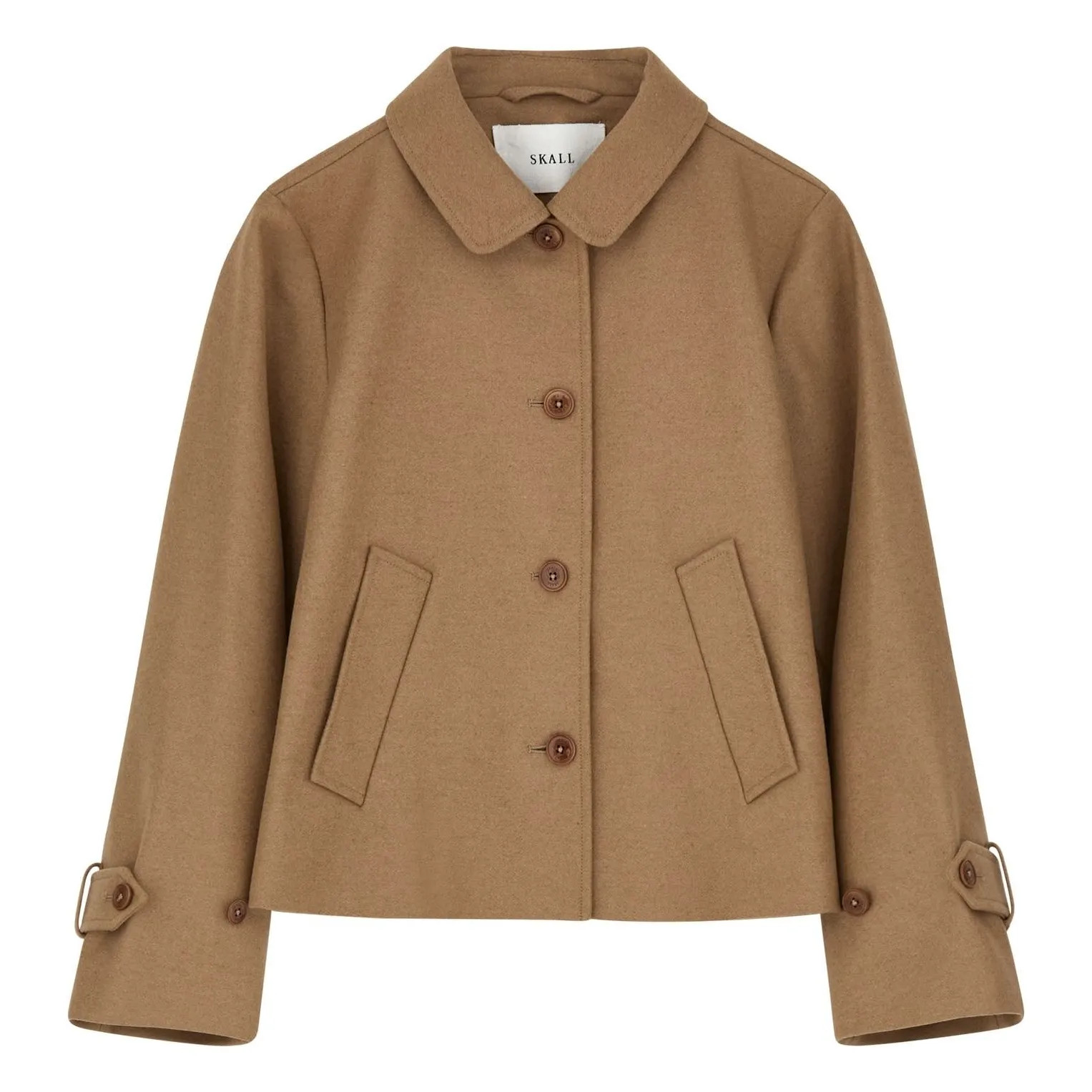 Ally-Jacke aus recycelter Wolle | Kamelbraun | Smallable