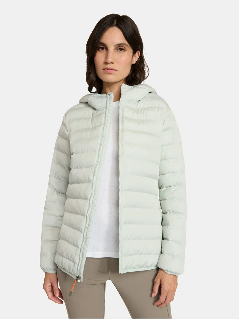 Ozark Trail Women's and Women's Plus Core Puffer Jacket with Hood, Sizes XS-3X | Walmart (US)