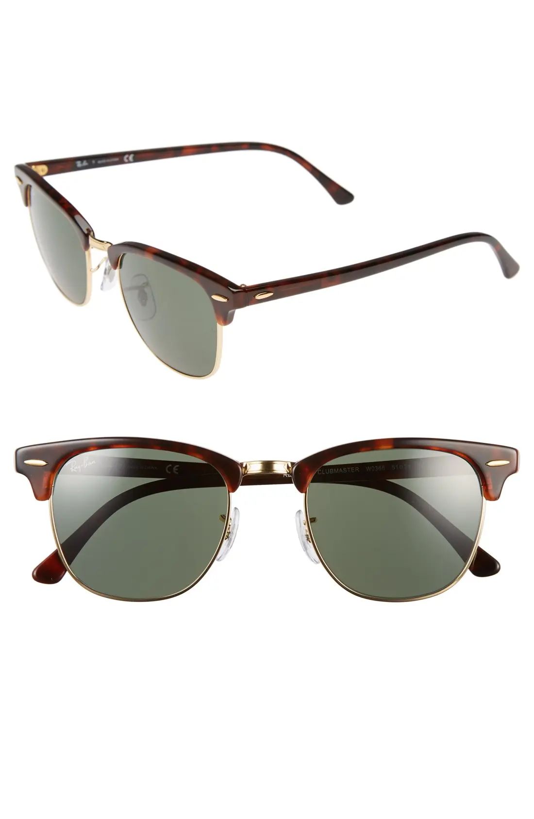 Standard Clubmaster 51mm Sunglasses | Nordstrom