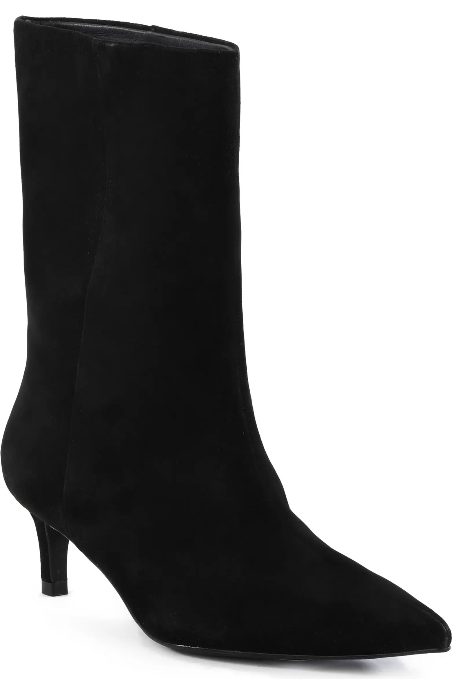 Game Changer Pointed Toe Kitten Heel Boot (Women) | Nordstrom