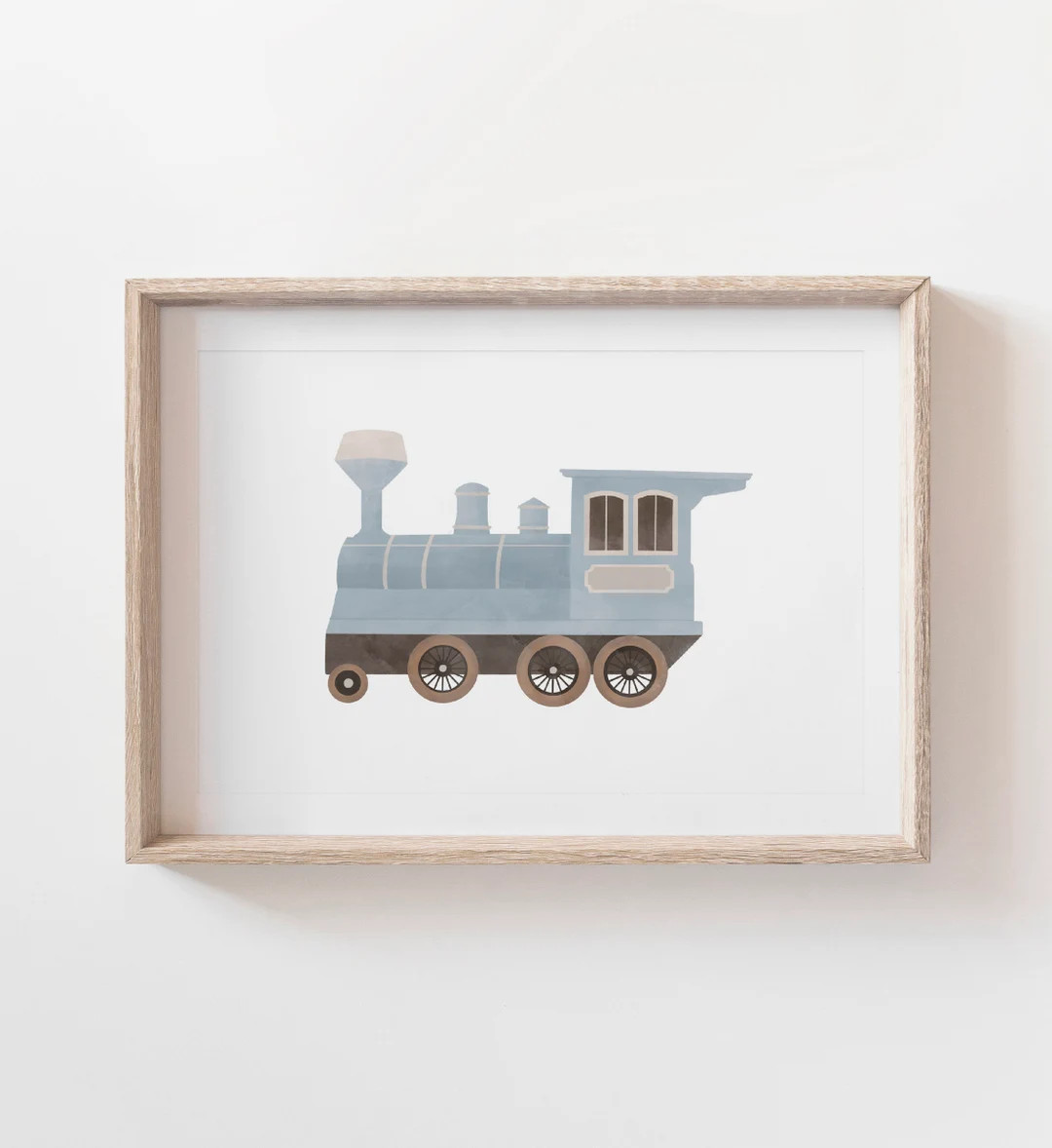 Train Poster, Printable Train Wall Art, Steam Locomotive, Transportation Decor, Boys Room Decor, ... | Etsy (US)