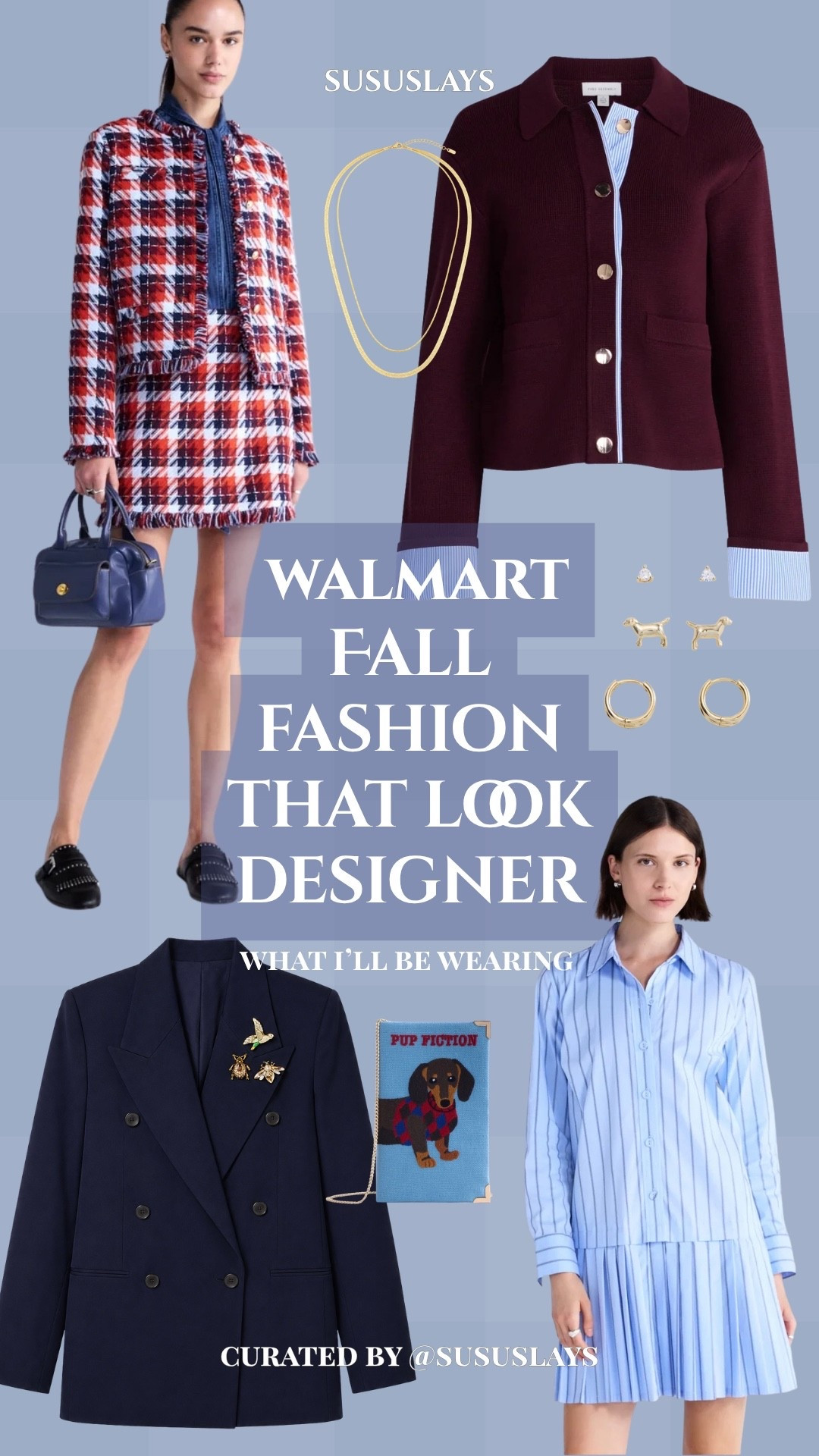 What in the @Walmart! These fall new arrivals are amazing! Blazers with texture and embellishments, rich colors, and fun accessories.

#LTKSeasonal #LTKOver40 #LTKWorkwear