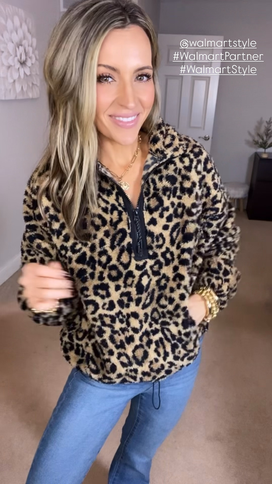 @WalmartStyle #WalmartPartner #WalmartStyle Adorable comfy sherpa pullover!! One you’ll grab for the most during these cold months! 😍 I’m wearing size xs 

#LTKFindsUnder50 #LTKStyleTip #LTKmomlife