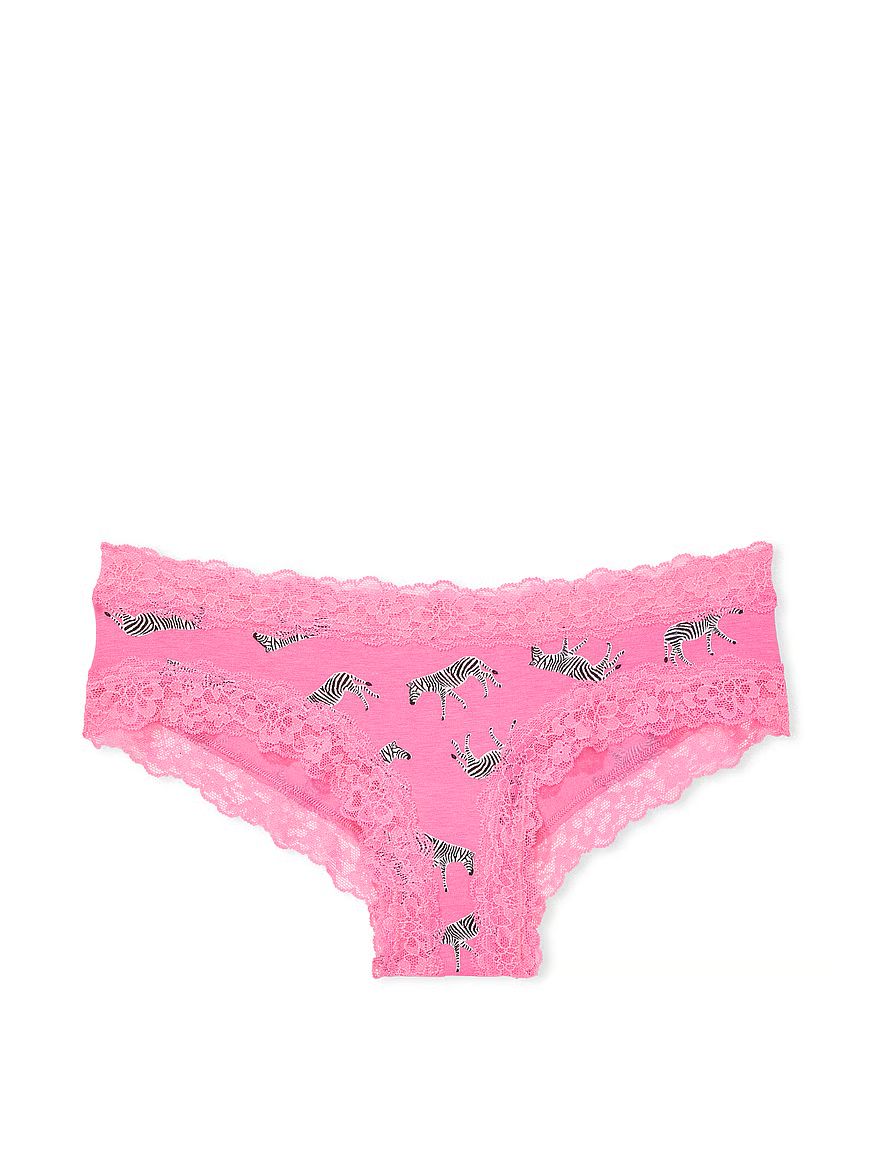 Lace-Waist Cotton Cheeky Panty | Victoria's Secret (US / CA )