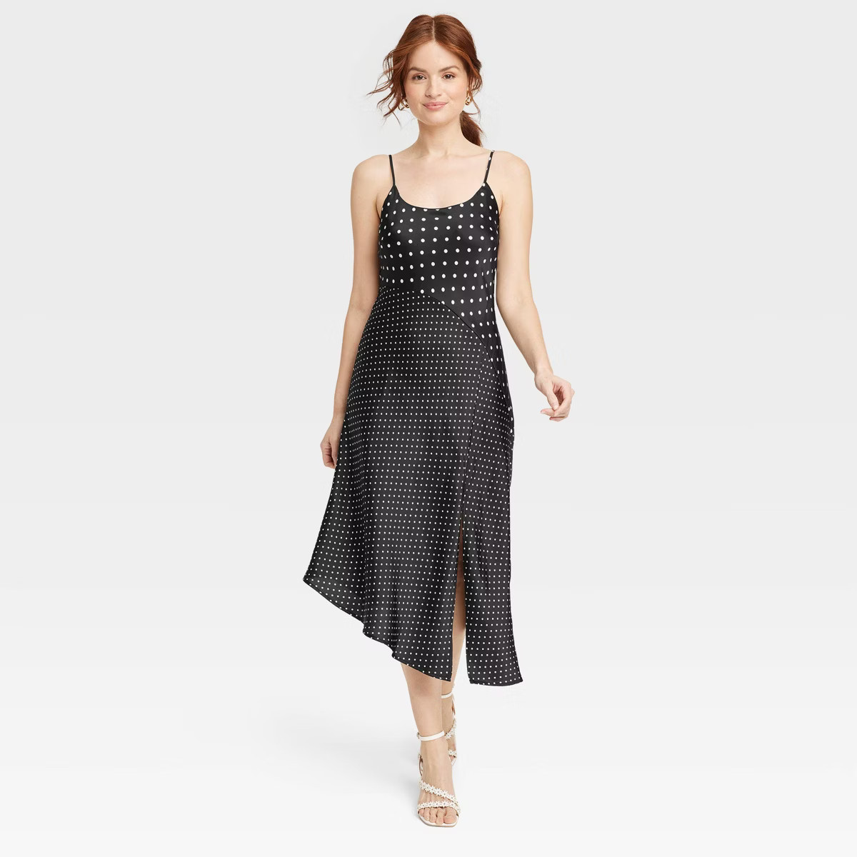 Women's Asymmetrical Midi Slip Dress - A New Day™ | Target