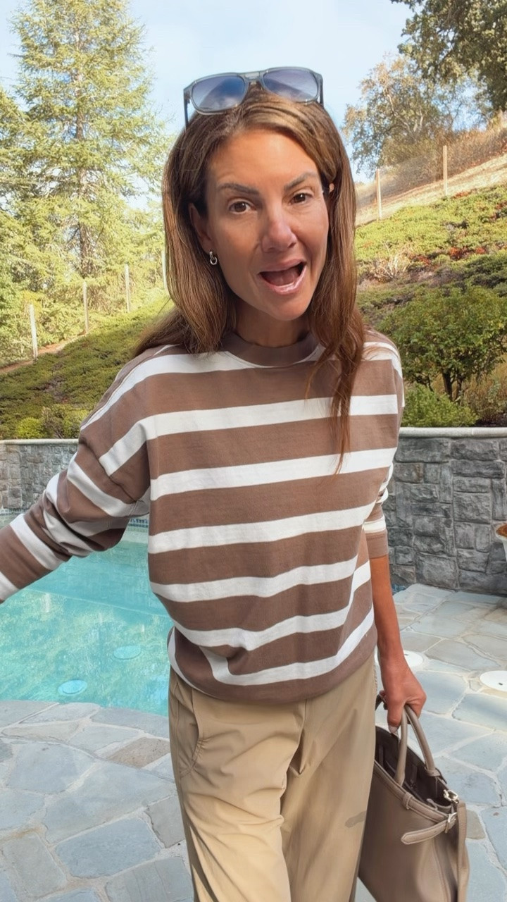 @Ruti sale 20% off code LESLIE20. Sale ends today. For 15% you can use code 15LESLIE. I am wearing a small on top and size 4 pants. I am 5'7".

#LTKSaleAlert #LTKOver40 #LTKTravel
