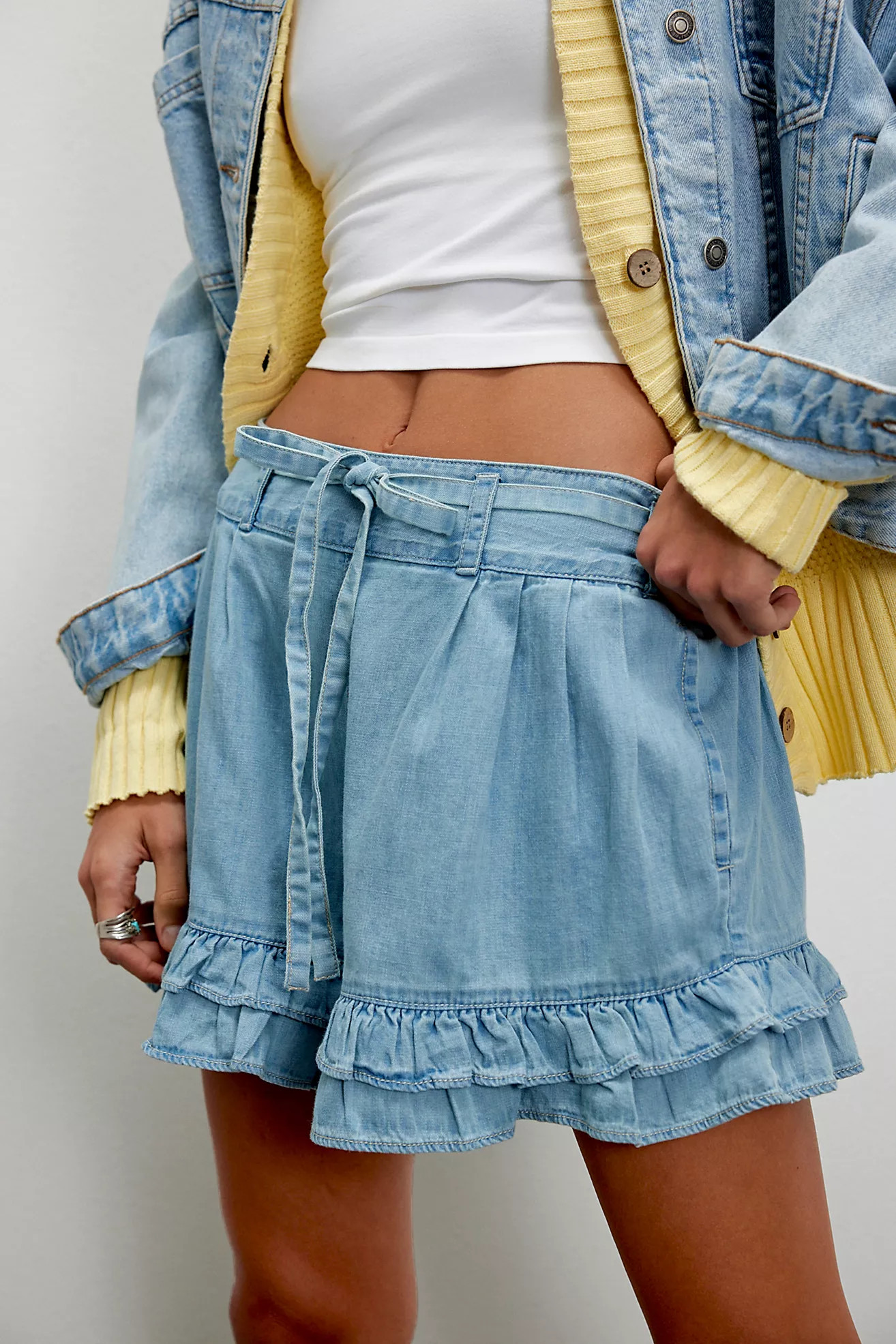 We The Free Naples Denim Shorts | Free People (Global - UK&FR Excluded)
