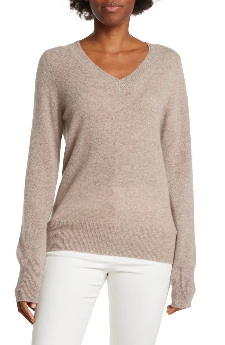 V-Neck Cashmere Sweater | Nordstrom Rack
