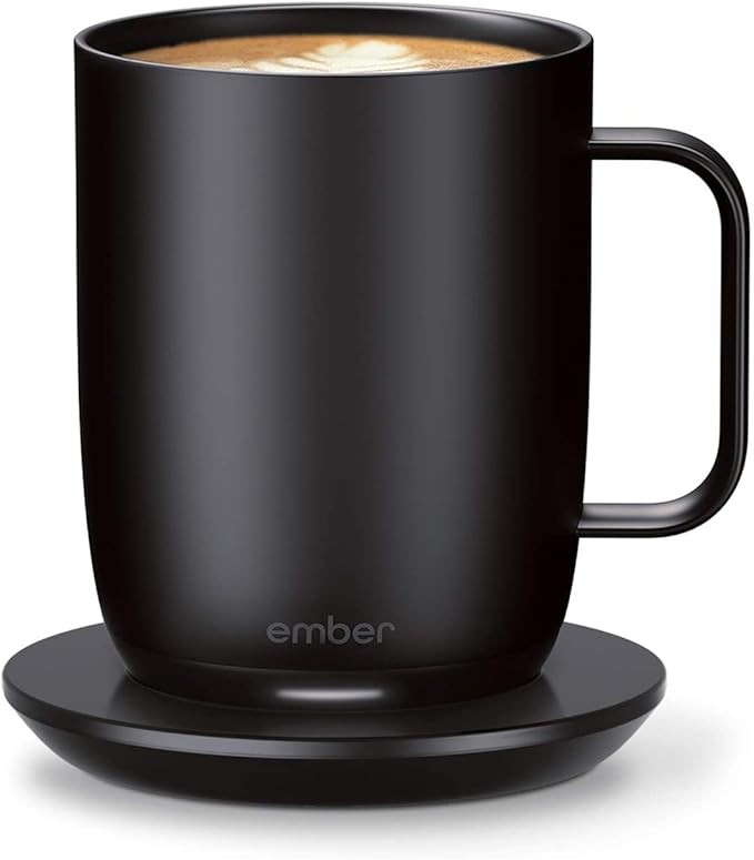 Ember Temperature Control Smart Mug 2, 14 oz, Black, 80 min. Battery Life - App Controlled Heated... | Amazon (US)