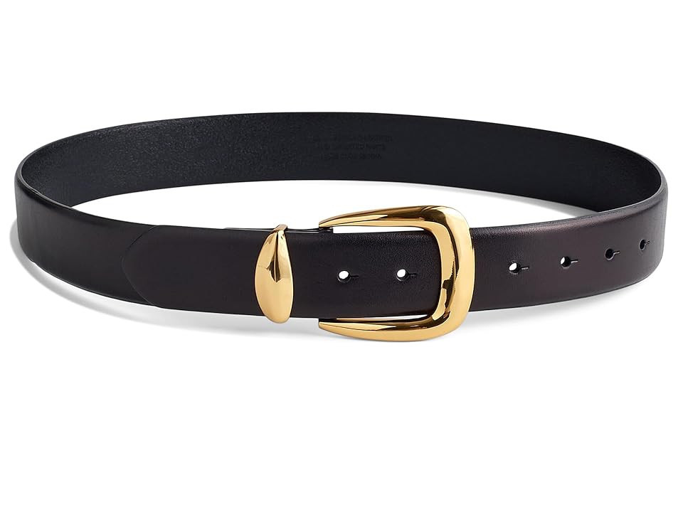 Madewell Chunky Waist Women's Belt Women's Belts True Black : LG, Leather | Zappos