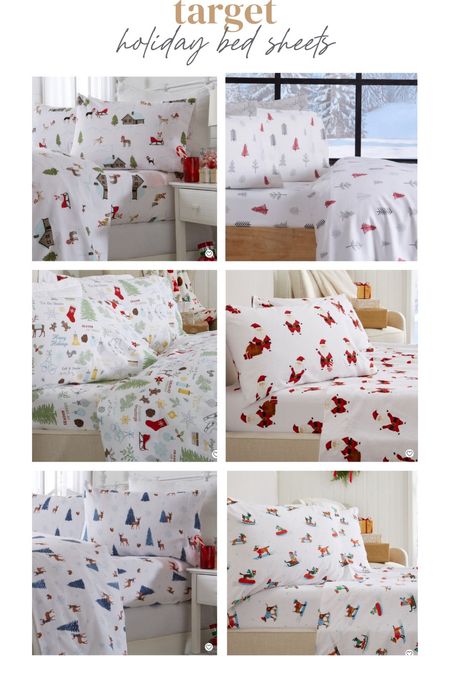 Holiday sheets 🎅 from target! 

#LTKHoliday #LTKfamily #LTKkids
