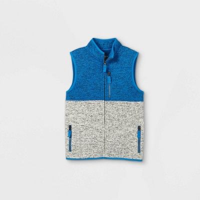 Boys' Knit Fleece Zip-Up Vest - Cat & Jack™ | Target