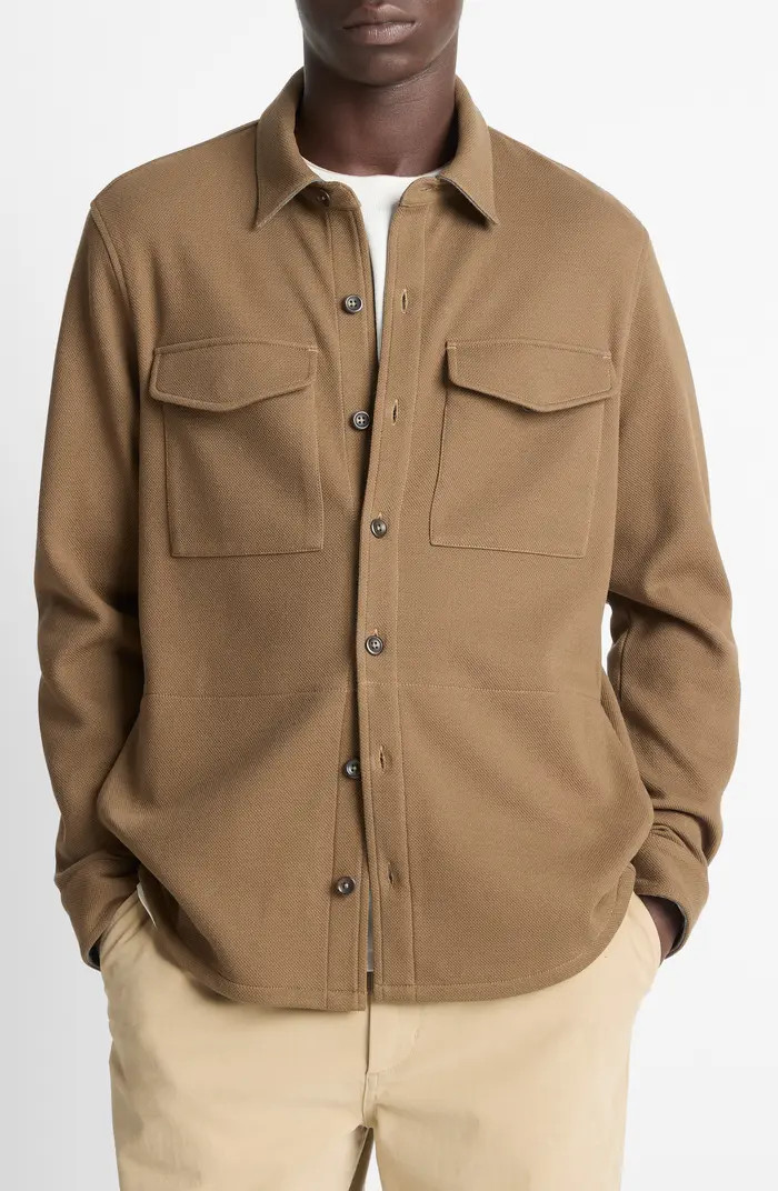 Vince Cotton Blend Shirt Jacket | Nordstrom | Nordstrom