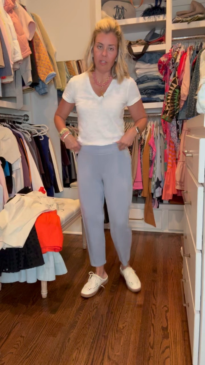 Let’s talk pants…spanx air essential barrels are my absolute favorite. I have them in so many colors. I think every closet needs a black pair. I wear mine casual and dressy. I’m going to link up my other closet staple pants. I wear small petite. 

#LTKdayinmylife #LTKOver40 #LTKmomlife