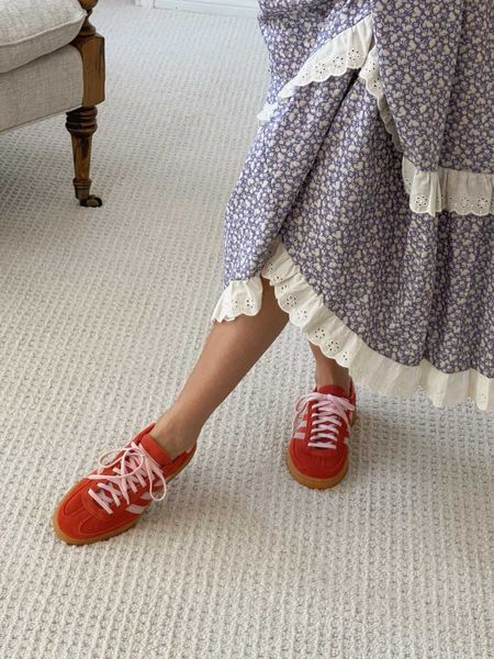 RED SNEAKERS! Love these Adidas Spezials so much! 

#LTKstyletip #LTKGiftGuide #LTKshoecrush