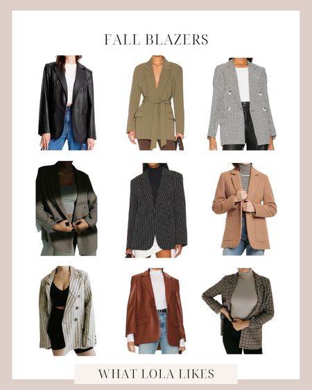 A blazer is the perfect fall layering piece!

#LTKSeasonal #LTKHoliday #LTKstyletip