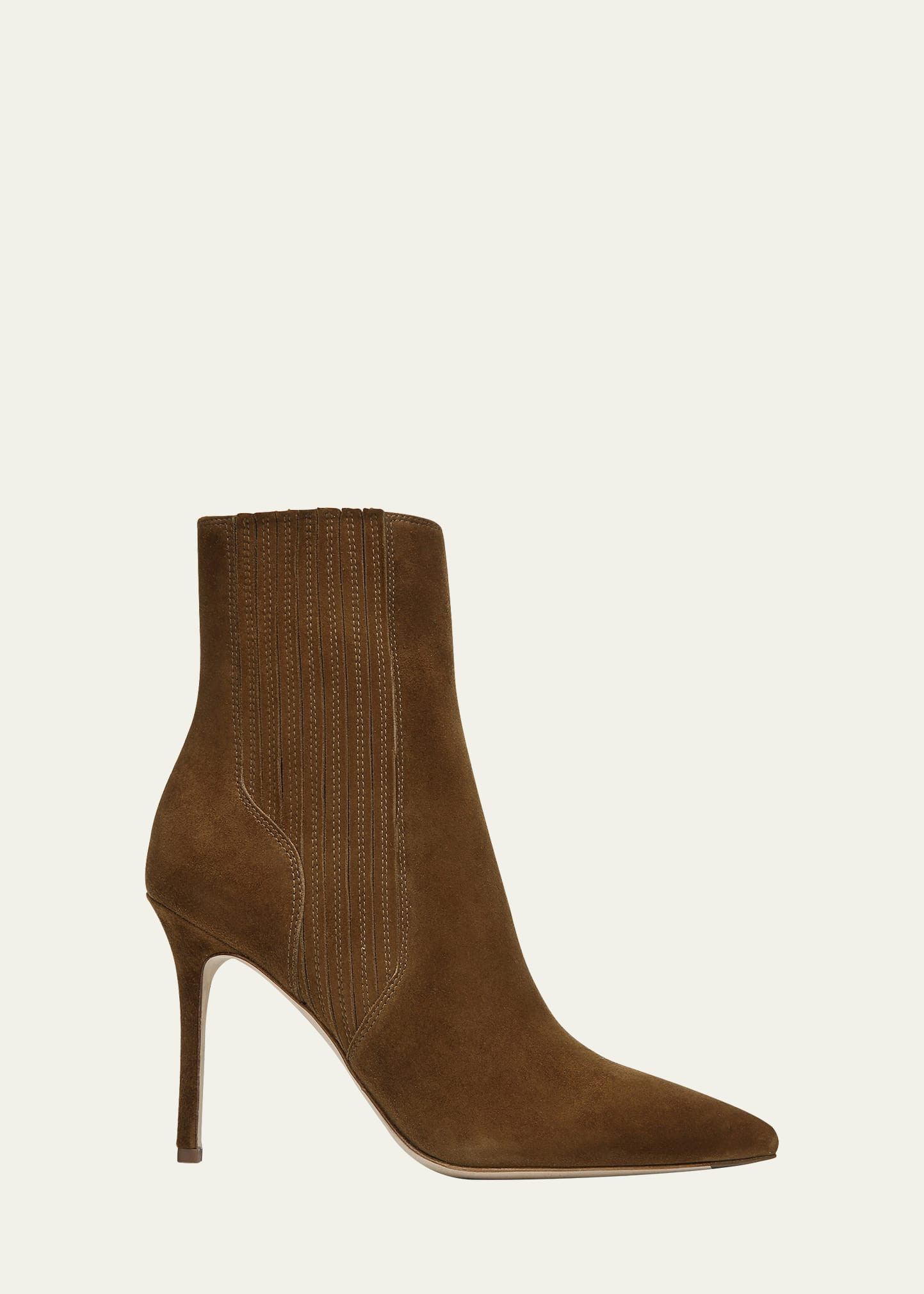 Veronica Beard Lisa Suede Stiletto Ankle Booties | Bergdorf Goodman