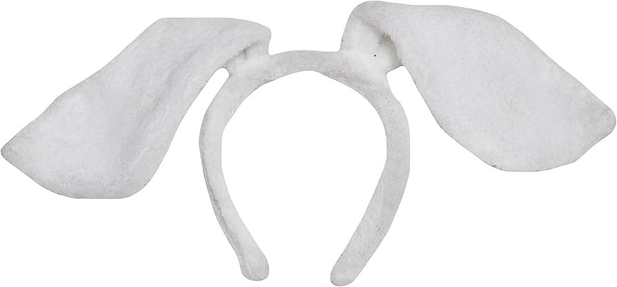 Petitebella Long Ear Dog Headband (White, One Size) | Amazon (US)
