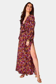BuddyLove | Desirae Long Sleeve Maxi Dress | Forbidden | BuddyLove