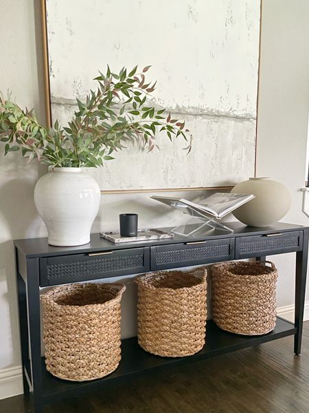 This console table is a best seller from Target home and comes in three colors! 

Living room inspiration, home decor, our everyday home, console table, arch mirror, faux floral stems, Area rug, console table, wall art, swivel chair, side table, coffee table, coffee table decor, bedroom, dining room, kitchen,neutral decor, budget friendly, affordable home decor, home office, tv stand, sectional sofa, dining table, affordable home decor, floor mirror, budget friendly home decor, dresser, king bedding, oureverydayhome 

#LTKHome #LTKFindsUnder100 #LTKFindsUnder50