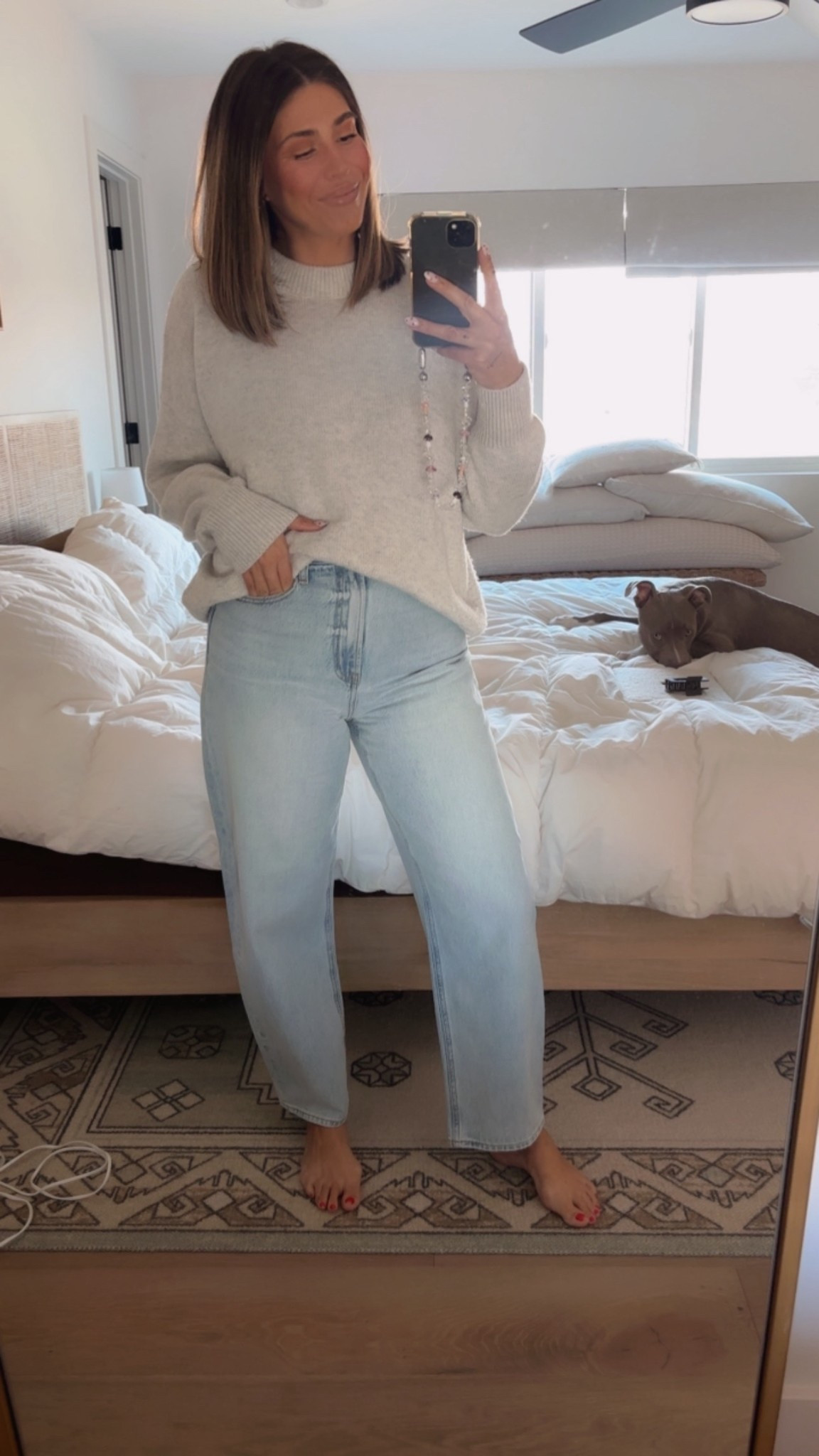 These pistola barrel jeans are my new faves!! The fit is perfection, worth every penny! 

#LTKootd #LTKmomlife #LTKgrwm
