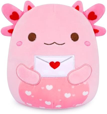 Valentines Day Plush - Axolotl Stuffed Animal,Cute Love Envelope Toy,Party Decor,Valentines Day G... | Amazon (US)