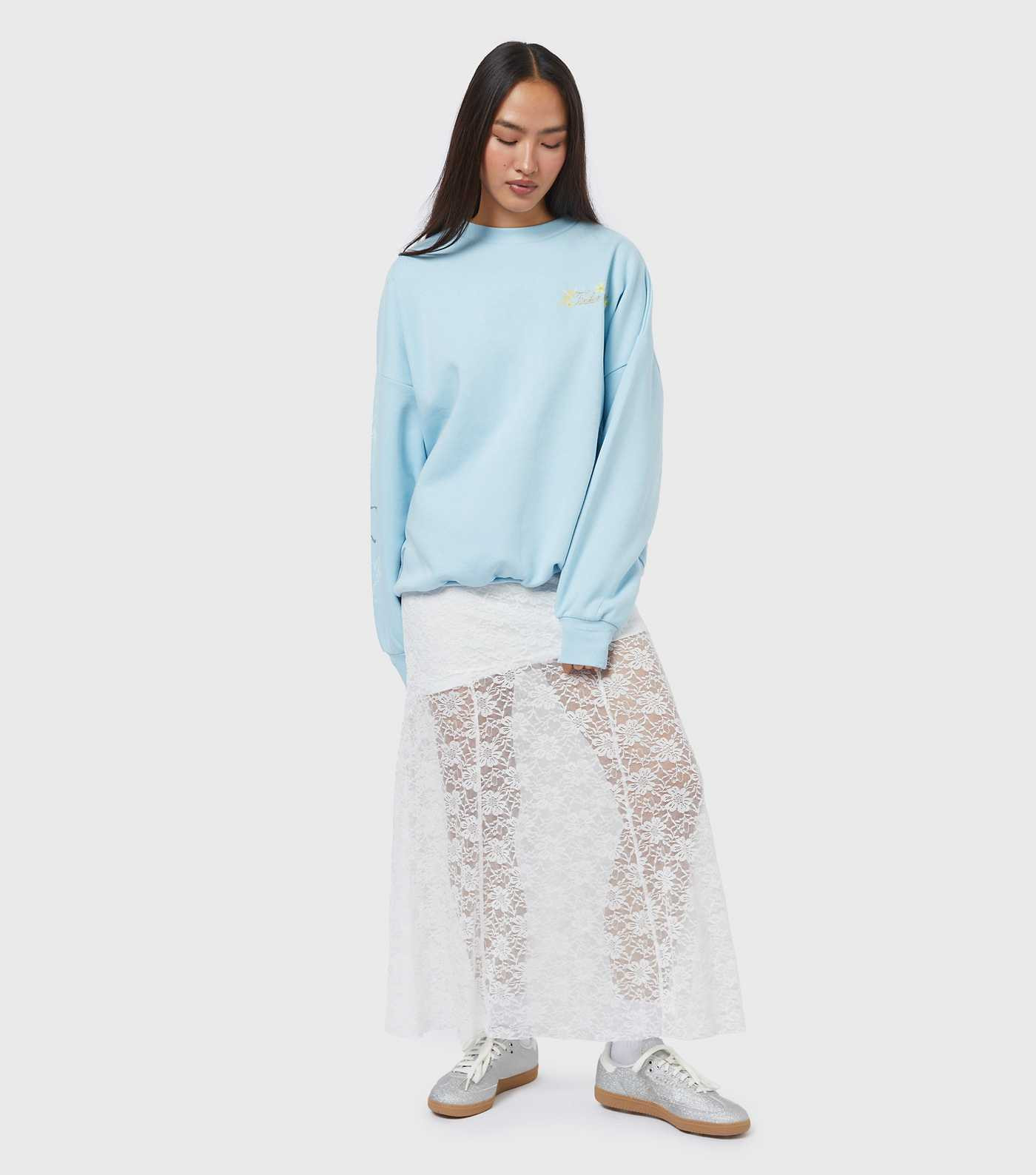 Skinnydip Blue Disney Tinkerbell Print Sweatshirt | New Look | New Look (UK)
