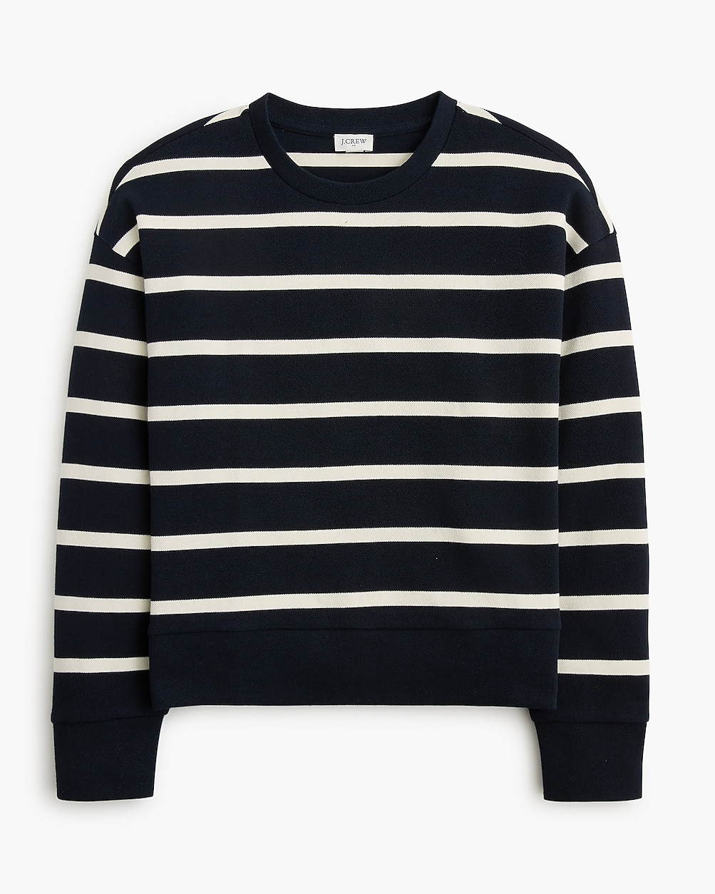 Textured striped pullover | J.Crew Factory