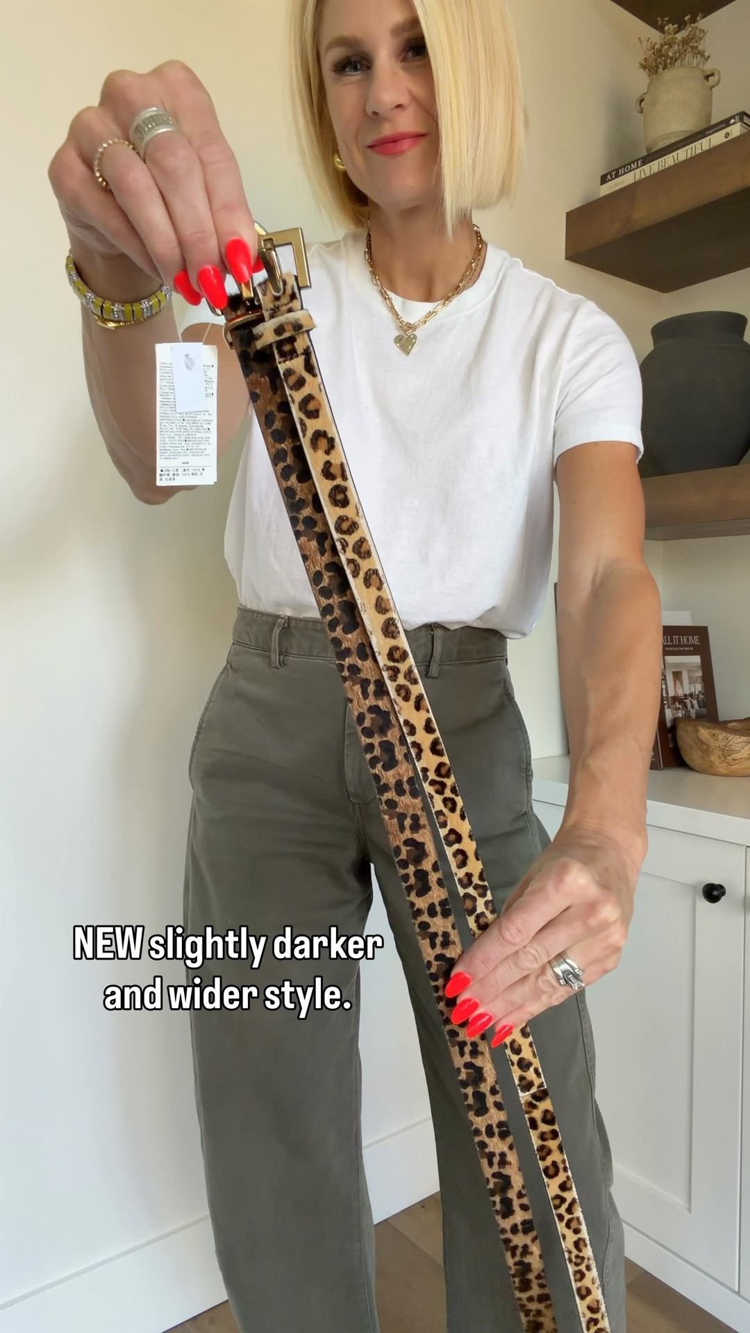 After wearing the same leopard belt for over seven years, I finally bought a new darker and slightly wider one. if you don’t have an animal print belt, I’d highly recommend adding one to your wardrobe. It’s such a fun touch to the simplest outfits. Found this new one on sale for $20! I’m a 27 waist and wearing a size small.￼

#LTKSaleAlert #LTKOver40 #LTKmomlife