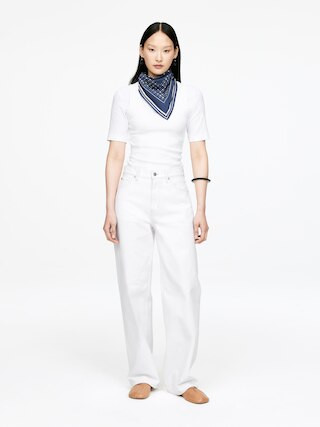 Bedrucktes Tuch – Blau – Damen – ARKET DE | Arket EU