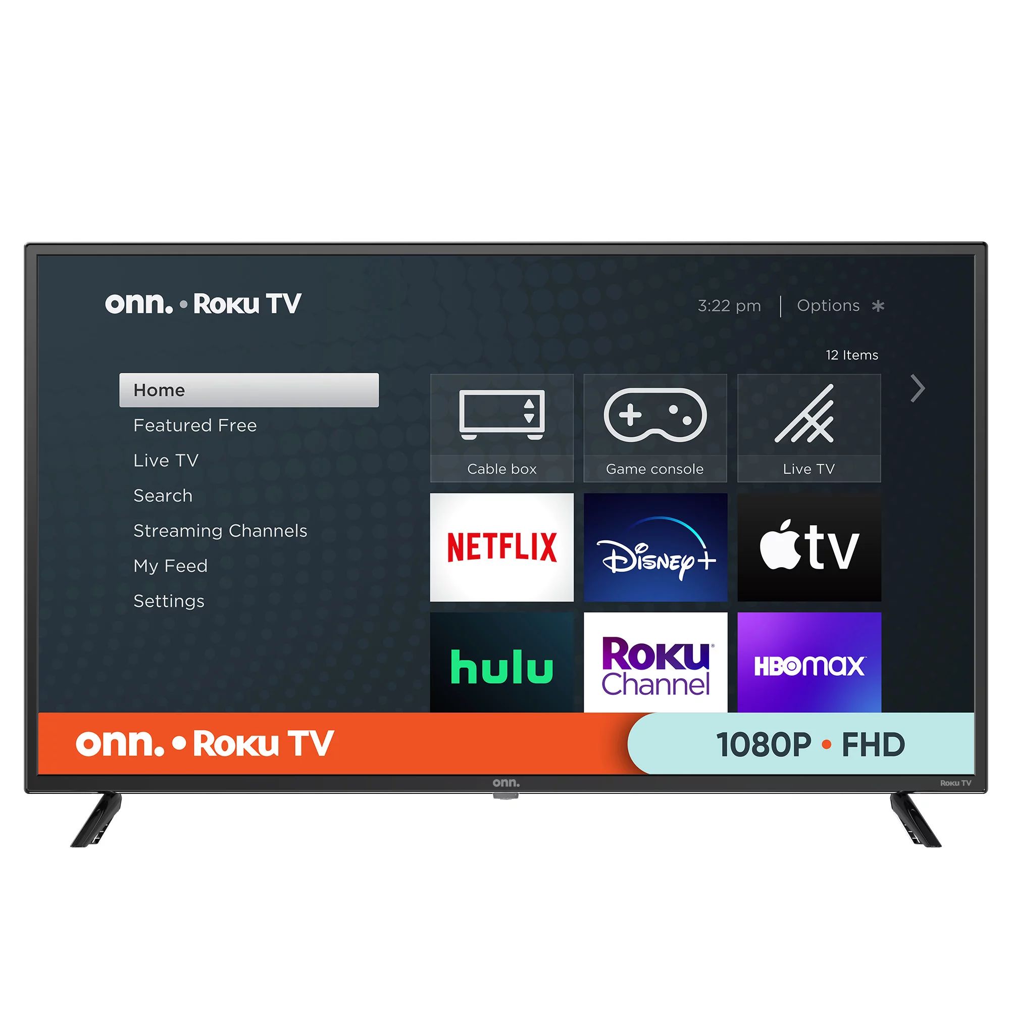 onn. 40” Class FHD (1080P) LED Roku Smart TV (100097810) - Walmart.com | Walmart (US)