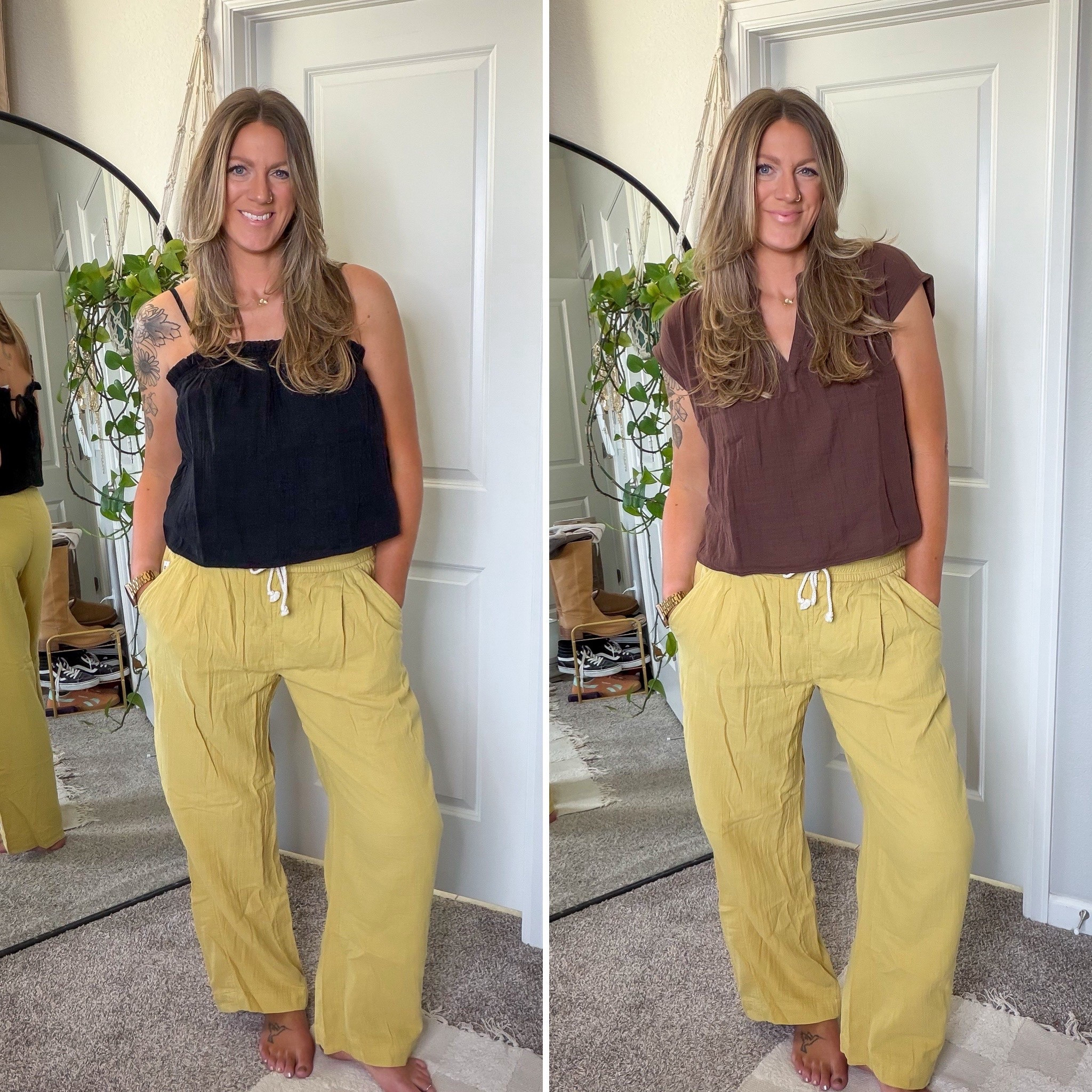 Spring break looks! Easy breezy & comfy 
✨ medium reg tops, medium tall pants 
🇨🇦 links at the end! 

#LTKTall #LTKOver40 #LTKSaleAlert