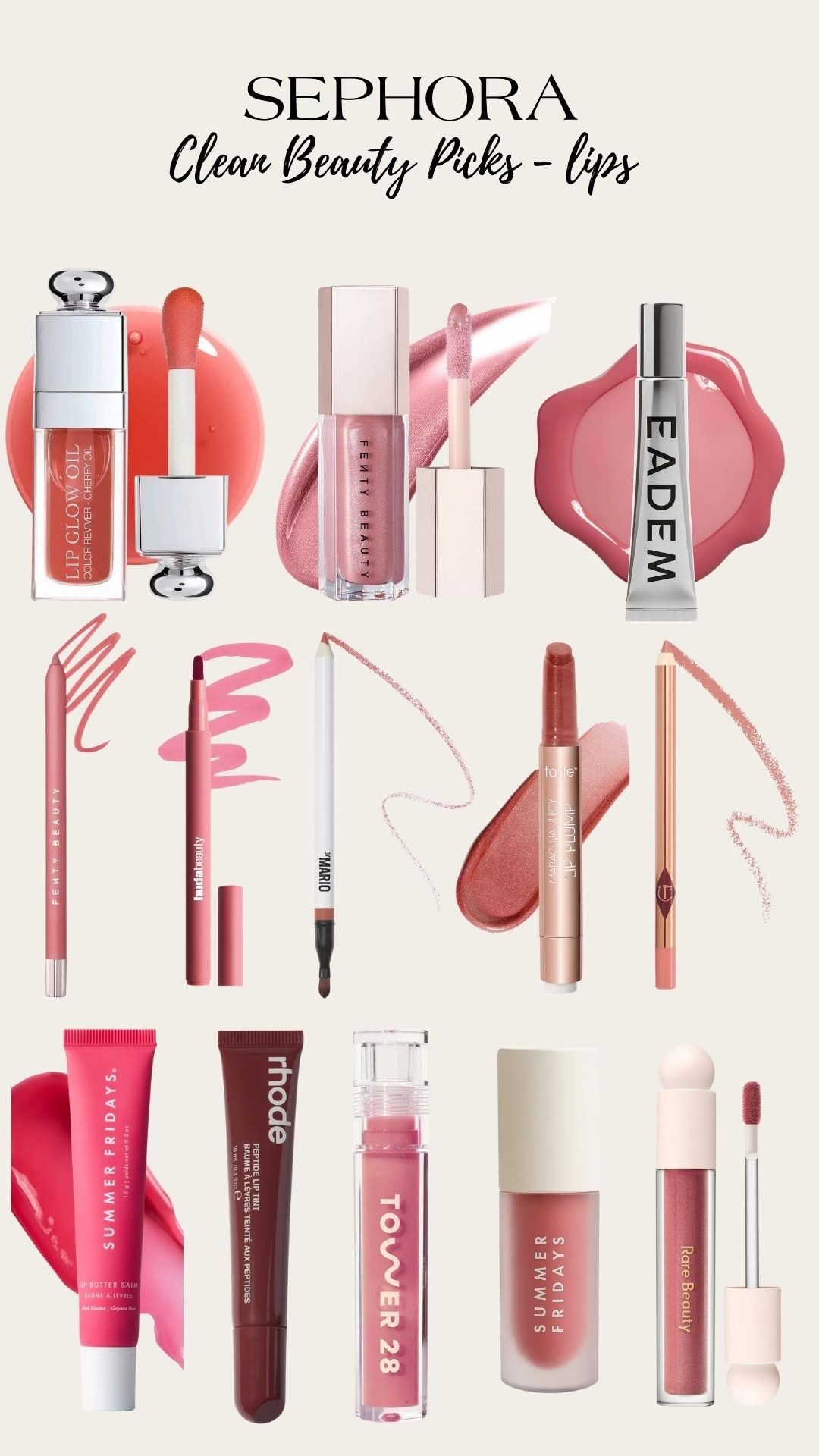 Sephora  beauty picks! Lip edition ✨

Sephora - Clean Beauty - Lip - Lip gloss - Lipstick- Lip Liner - Lip stain - Lip treatment 

#LTKBeauty #LTKGiftGuide #LTKgrwm