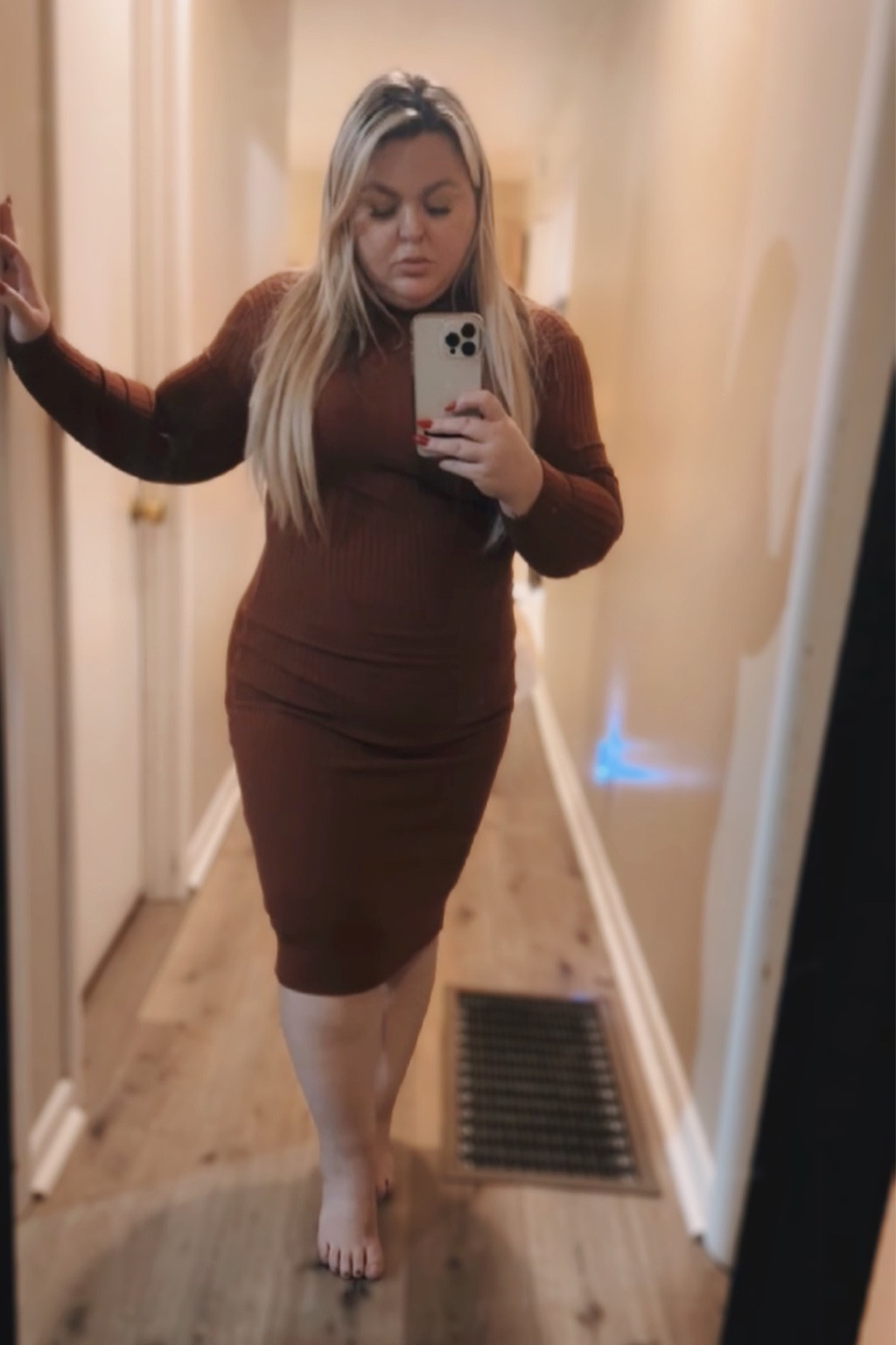 Long sleeve midi dress
Absolutely LOVE this dress
I wear 16/18 and I get l or xl in most of this brand 

#LTKmidsize #LTKplussize #LTKfindsunder100