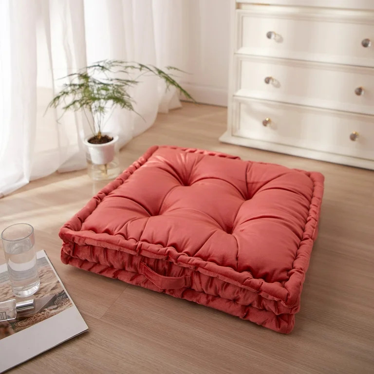 Stylehouse 20" x 20" Velvet Adult Floor Pillow, 1 Each - Walmart.com | Walmart (US)