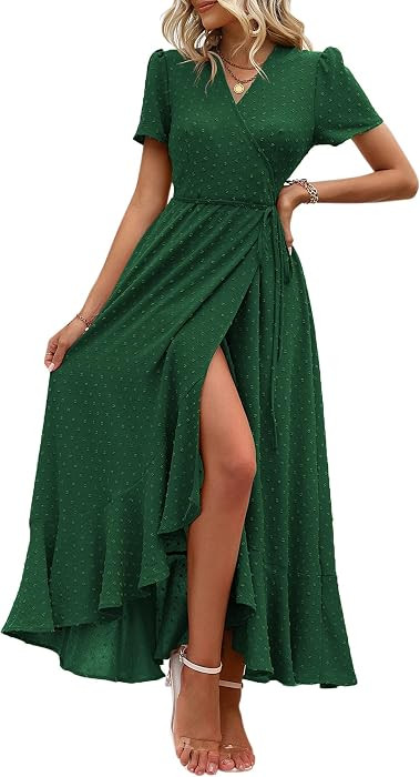 PRETTYGARDEN Women's Boho Floral Summer Maxi Dresses | Amazon (US)