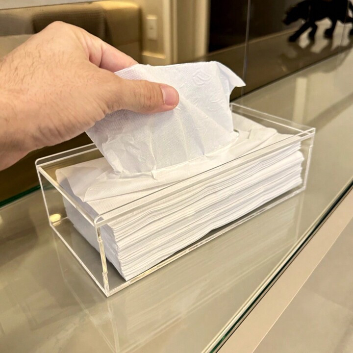 Acrihome Acrilicos Caixa Porta Lenços de Papel, Toucas, Luvas ou Papel Interfolhas de Acrílico ... | SHEIN