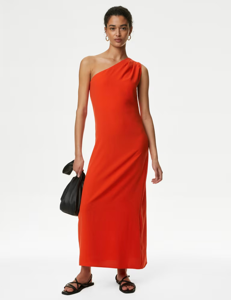 One Shoulder Midaxi Bodycon Dress | Marks & Spencer (UK)