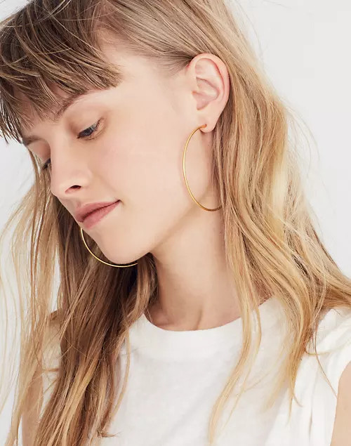 Oversized Hoop Earrings | Madewell