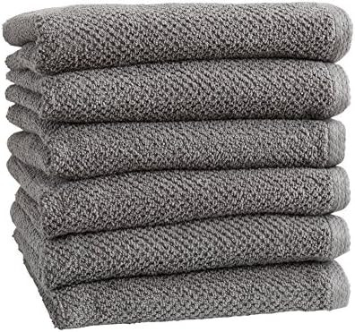 Amazon.com: 100% Cotton Hand Towel Set (16 x 28 inches) Highly Absorbent, Textured Popcorn Weave ... | Amazon (US)