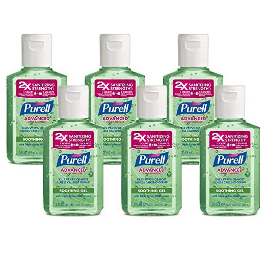 Purell Advanced Hand Sanitizer Soothing Gel, Fresh Scent, with Aloe and Vitamin E - 2 fl oz Trave... | Amazon (US)
